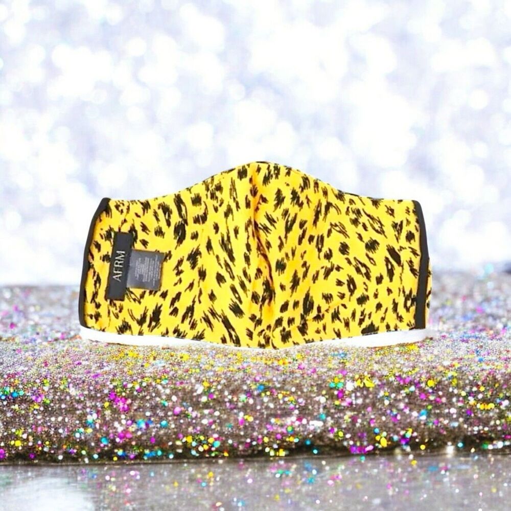 AFRM Face Mask Animal Print Brand New With Tags